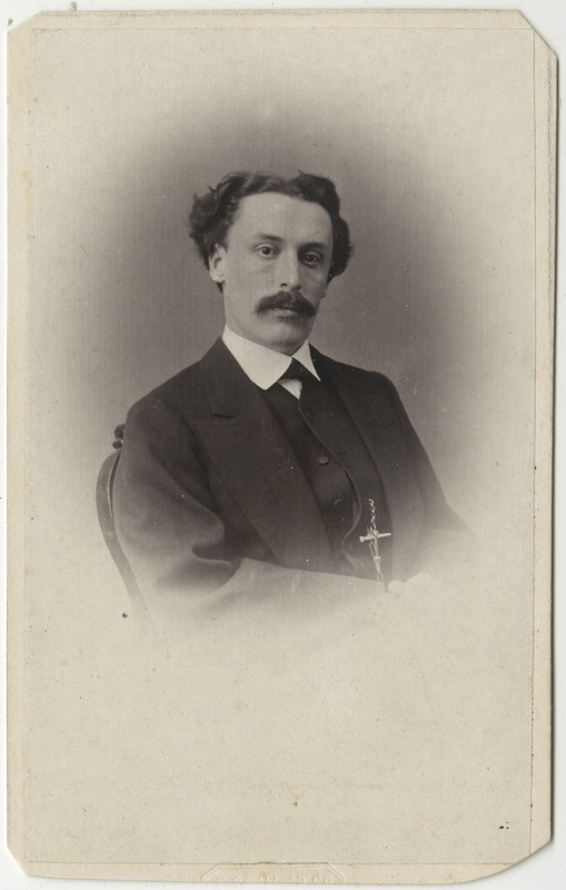 Korporatsioon "Estonia" liige Alexander Stillmark, portreefoto