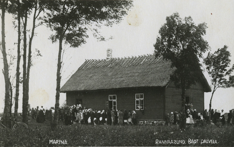 Baptistide palvemaja rannaasunduses.