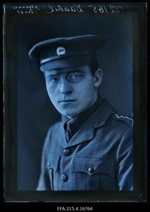 Sõjaväelane, ohvitseri asetäitja Oskar Vaabel, 6. Jalaväepolk.