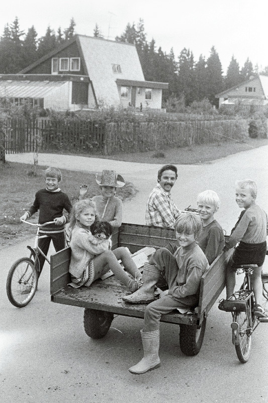 Harju rajooni Ranna sovhoosi lasteaia lapsed.