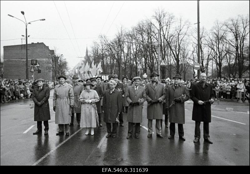 Oktoobripühade demonstratsioonis