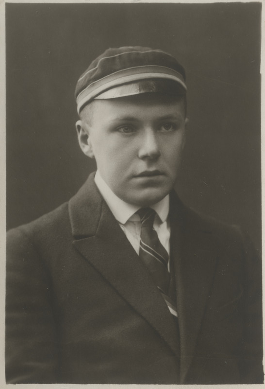 Korporatsioon "Estonia" liige Johannes Schultz, portreefoto