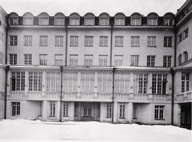 Estonia teatri- ja kontserdihoone siseõu ja keskosa.