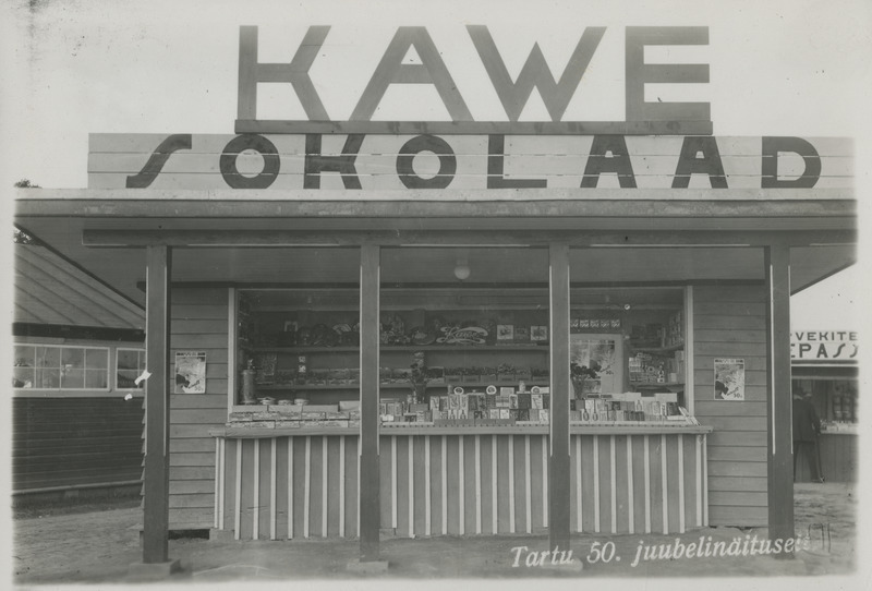 "Kawe" šokolaadivabriku paviljon Tartu Eesti Põllumeeste Seltsi 50.aasta juubelinäitusel