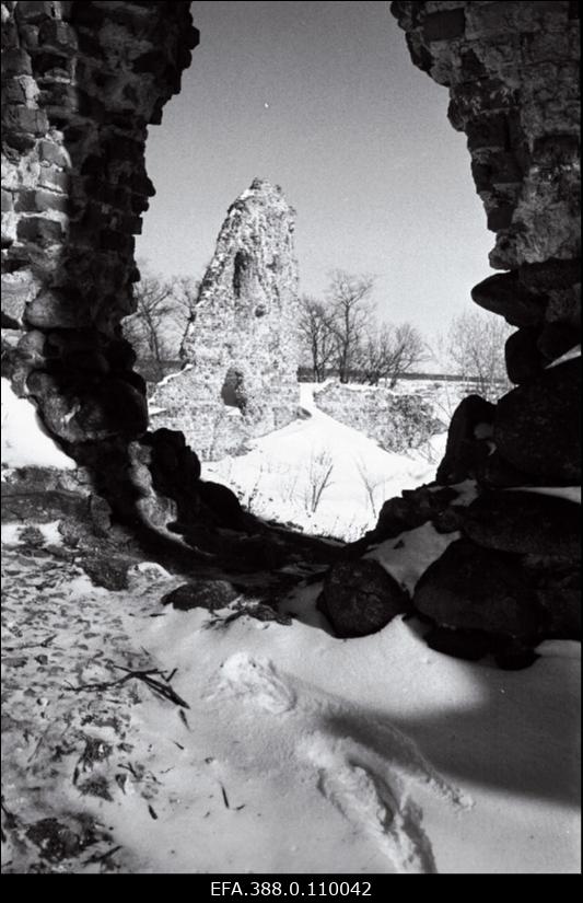 Vaade Viljandi lossimägedele.