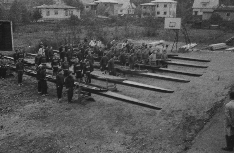 Sõudmise 8+ paatide sügisregatt Tartus.