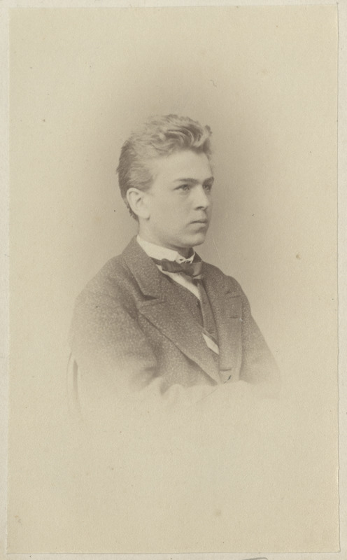 Korporatsioon "Estonia" liige Constantin Ewers, portreefoto