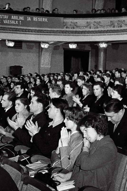 Vaade saali ELKNÜ X kongressi ajal.
