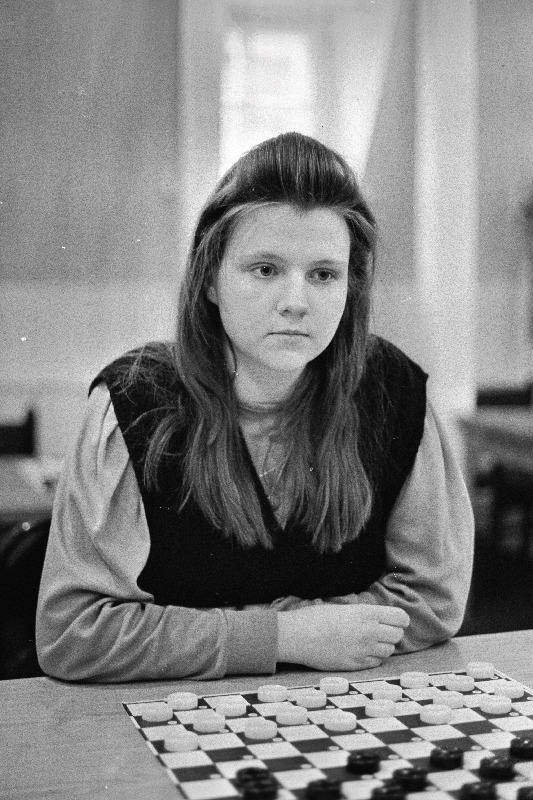 Eesti meistrivõistlustel rahvusvahelises kabes esikoha saavutanud Anneli Veski.