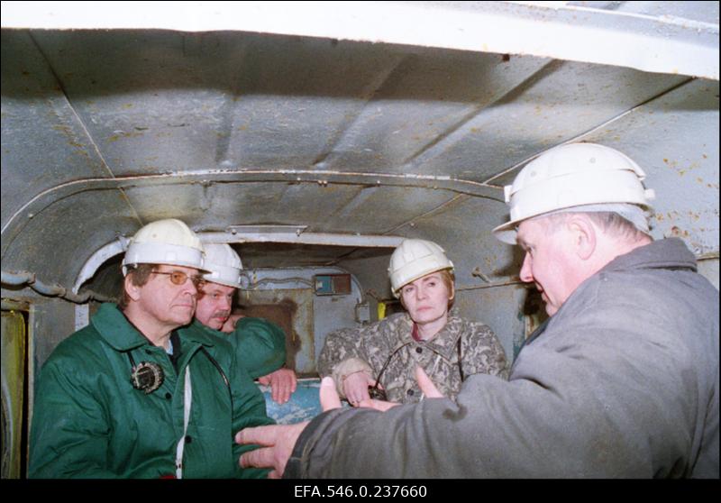 Põlevkivikaevanduses.