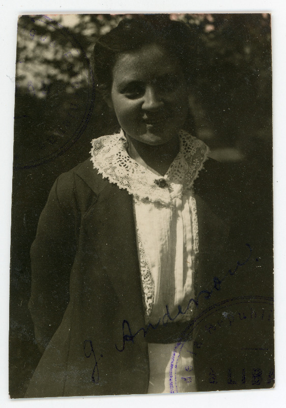 Gerta Jaani t. Anderson, portreefoto