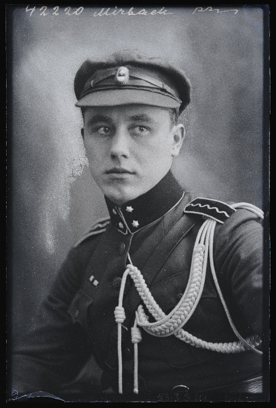 Sõjaväelane, leitnant Konstantin Meerbach (Merioja), Sakala Partisanide Üksik Pataljon.