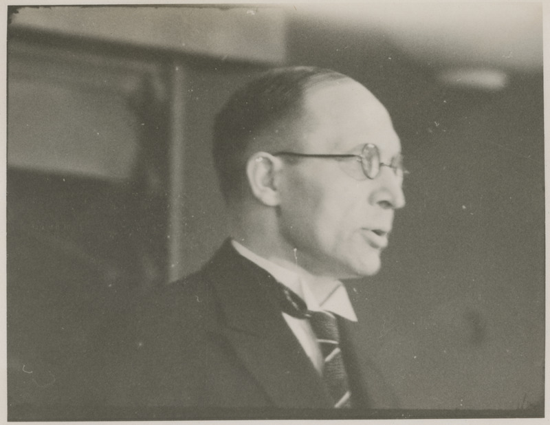 prof. Jüri Uluots, eesti riigitegelane, poliitik ja õigusteadlane, Rahvuskogu esimees foto