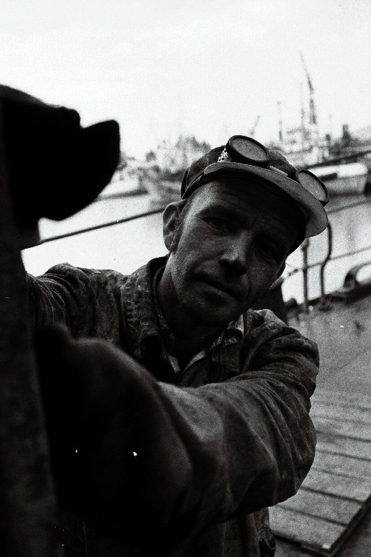 Kommunistliku töö eesrindlane Tallinna Laevaremonditehase brigadir Ants Pulm.