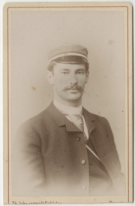 Korporatsioon "Estonia" liige Erwin Thomson, portreefoto