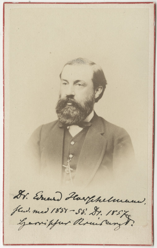 Korporatsioon "Estonia" vilistlane Eduard Hörschelmann, portreefoto
