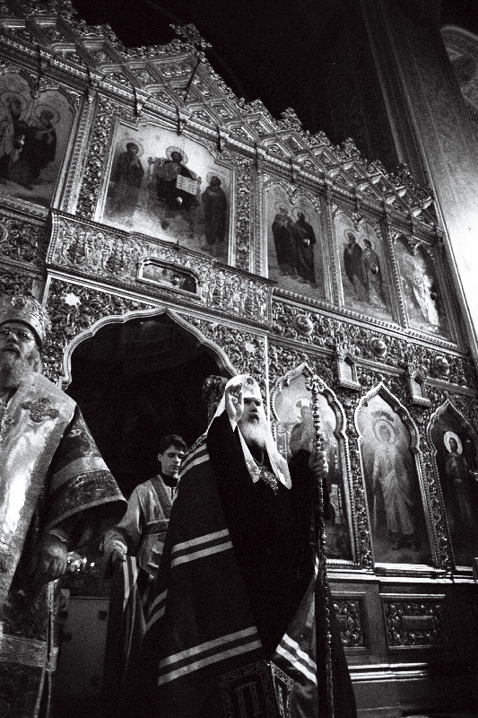 Aleksius II liturgia Al-der Nevski katedraalis.