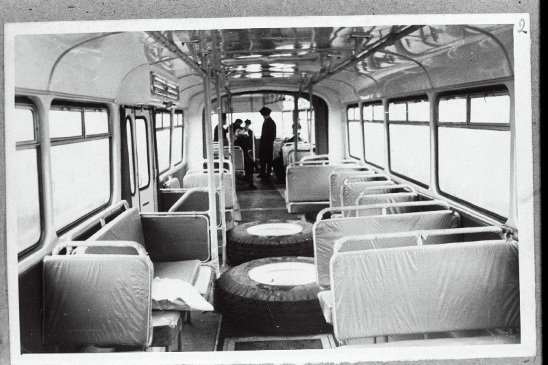 Autobussi “Ikarus - 250” sisevaade.