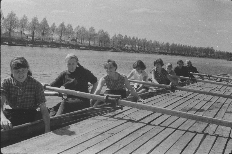 Sõudmine Treening Emajõel.