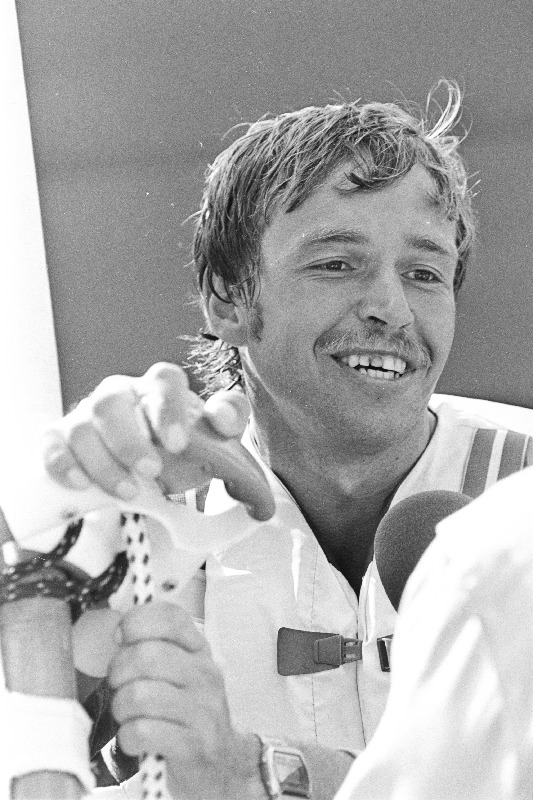 XXXV rahvusvahelisel Balti regatil purjelaual esikoha võitnud Nikolai Kravtšenko.