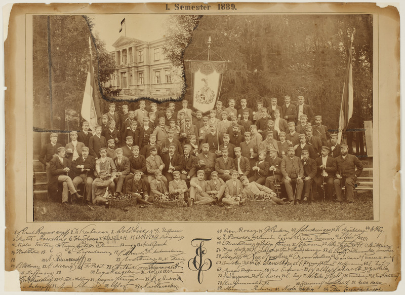 Korporatsioon "Estonia" 1889. aasta vilistlaste "Commersi" ühisfoto
