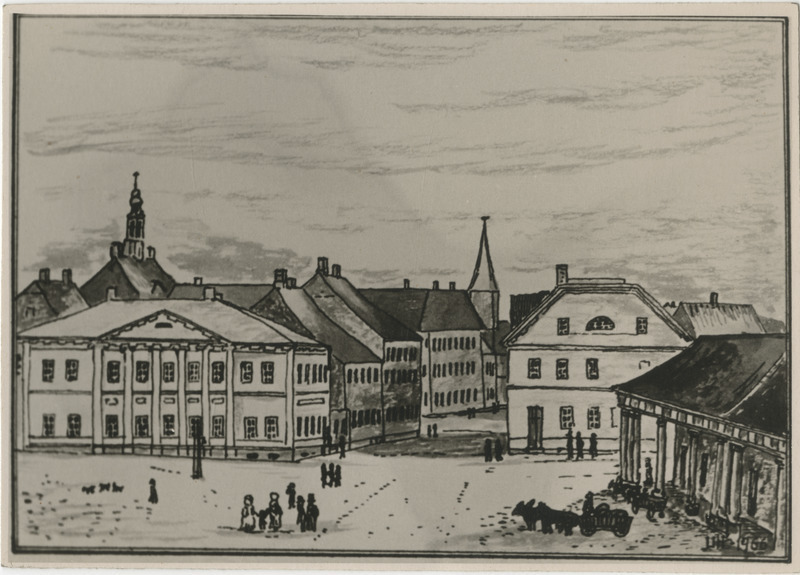 Tallinna Raekoja plats, repro joonistusest