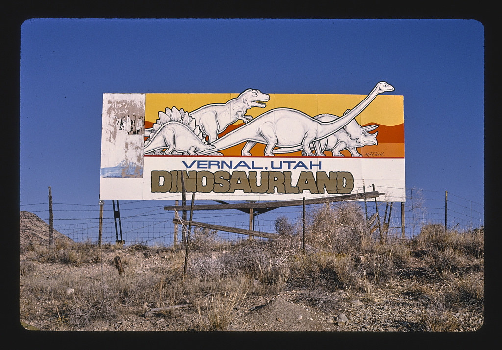 Vernal billboard, Route 40, Vernal, Utah (LOC)