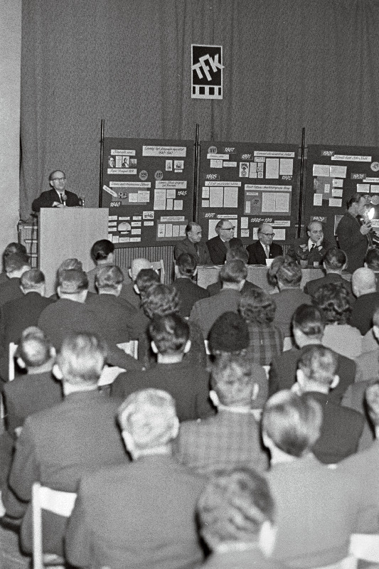 Eesti Fotograafia 125 aastapäeva tähistamise aktus Tallinna Kultuuriülikooli fotokunstifakulteedis.