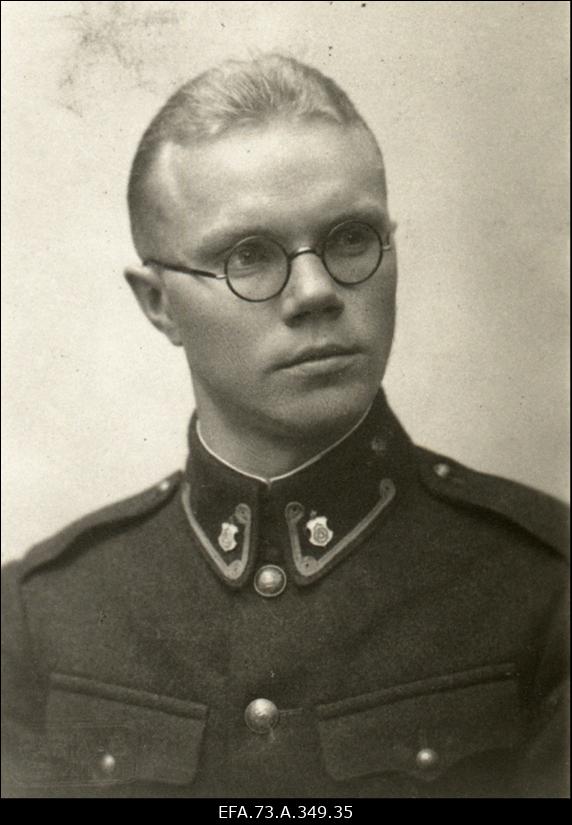 Aspirant vanemallohvitser Robert Vahisalu.