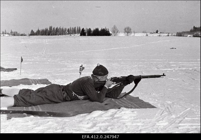 NSV Liidu suusatamise meistrivõistluste ajal Otepääl.