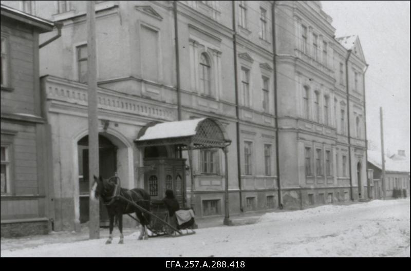 Vabadussõda. Eesti - Nõukogude Venemaa vaheliste rahuläbirääkimiste paik Tartus Aia tänav 39.