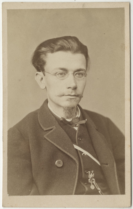 Korporatsioon "Estonia" liige Karl Körber, portreefoto