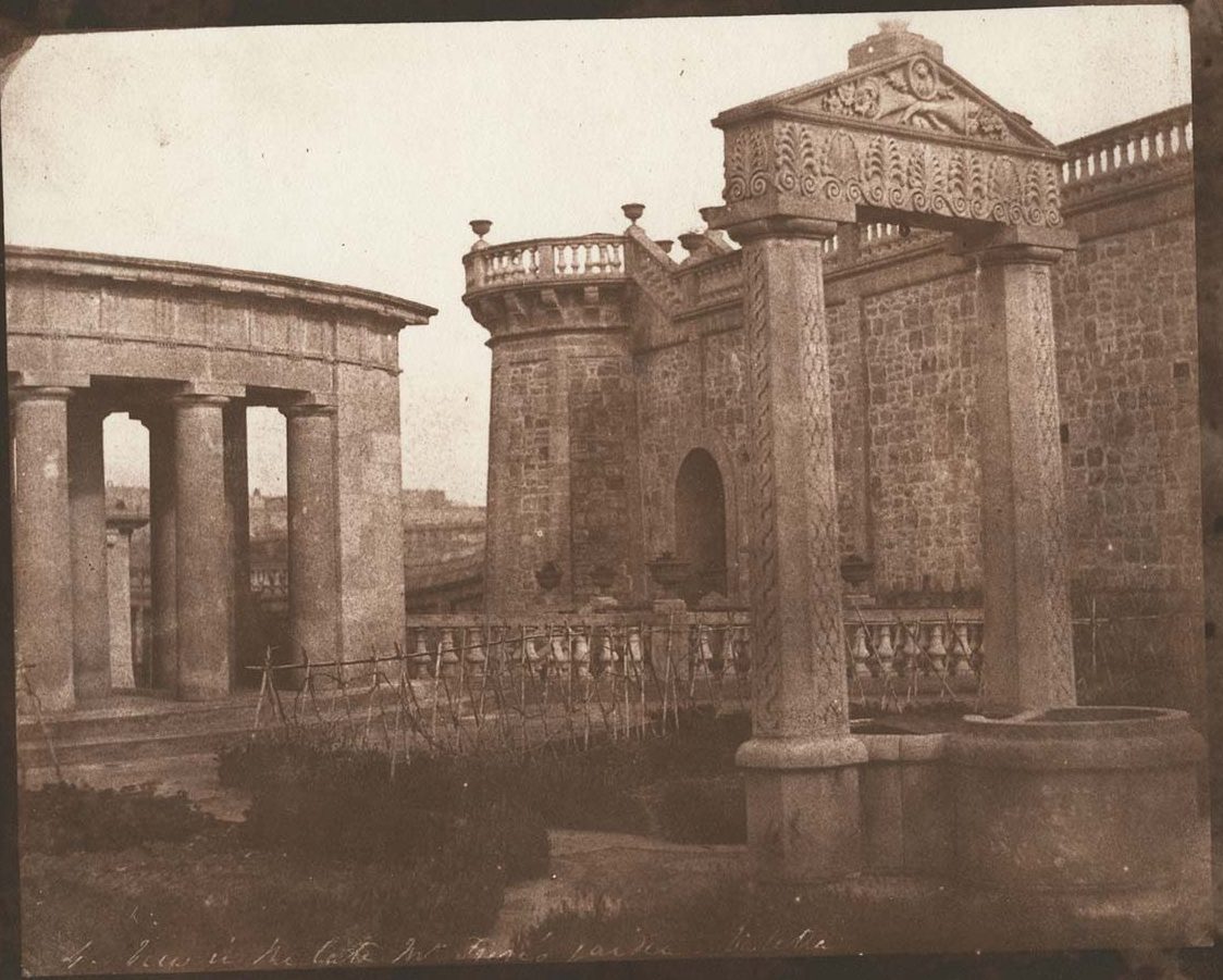 3-Jones 301197 MrFreresGarden SC2909-cropped-for-web-1200x992 - Rev. Calvert Richard Jones, “View in the late Mr. Frere’s Garden, Valetta” Malta, 1846, salt print from a calotype negative, 16.8 x 21.2 cm