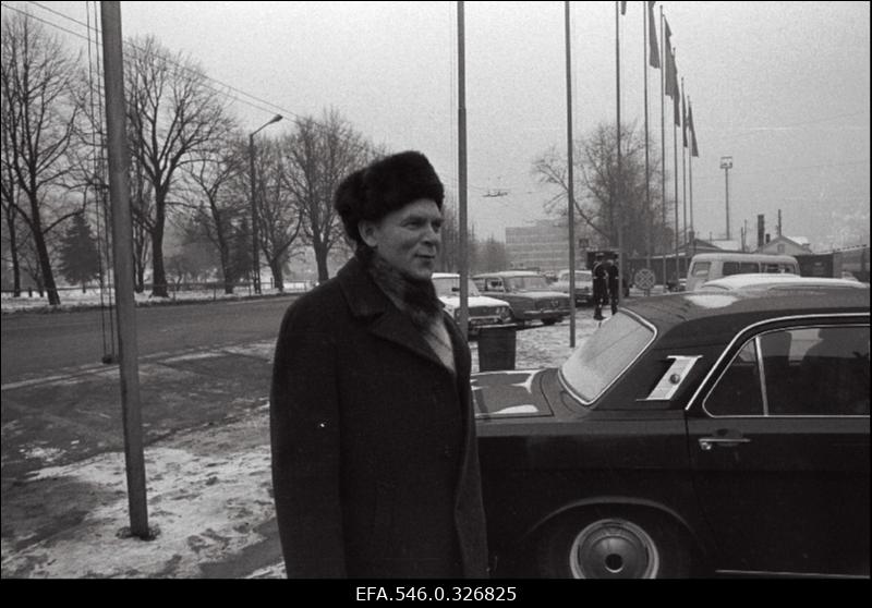 XXVI kongressi delegaadid Balti jaamas.