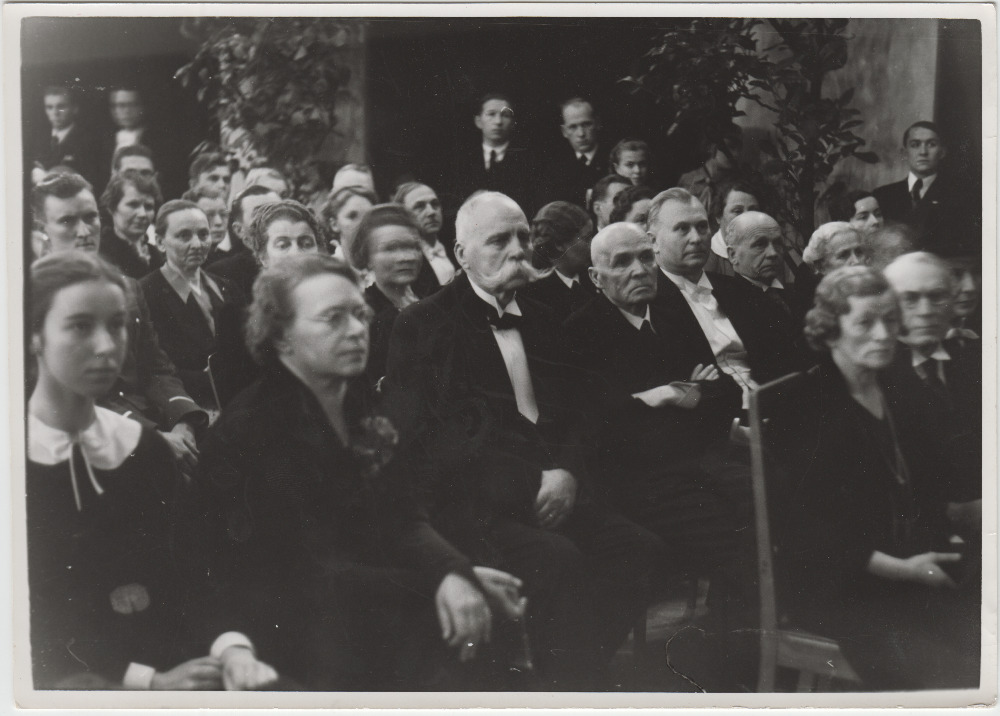 Jaan Tõnissoni 70. sünnipäevale pühendatud aktus teatris Vanemuine. Vaade saali