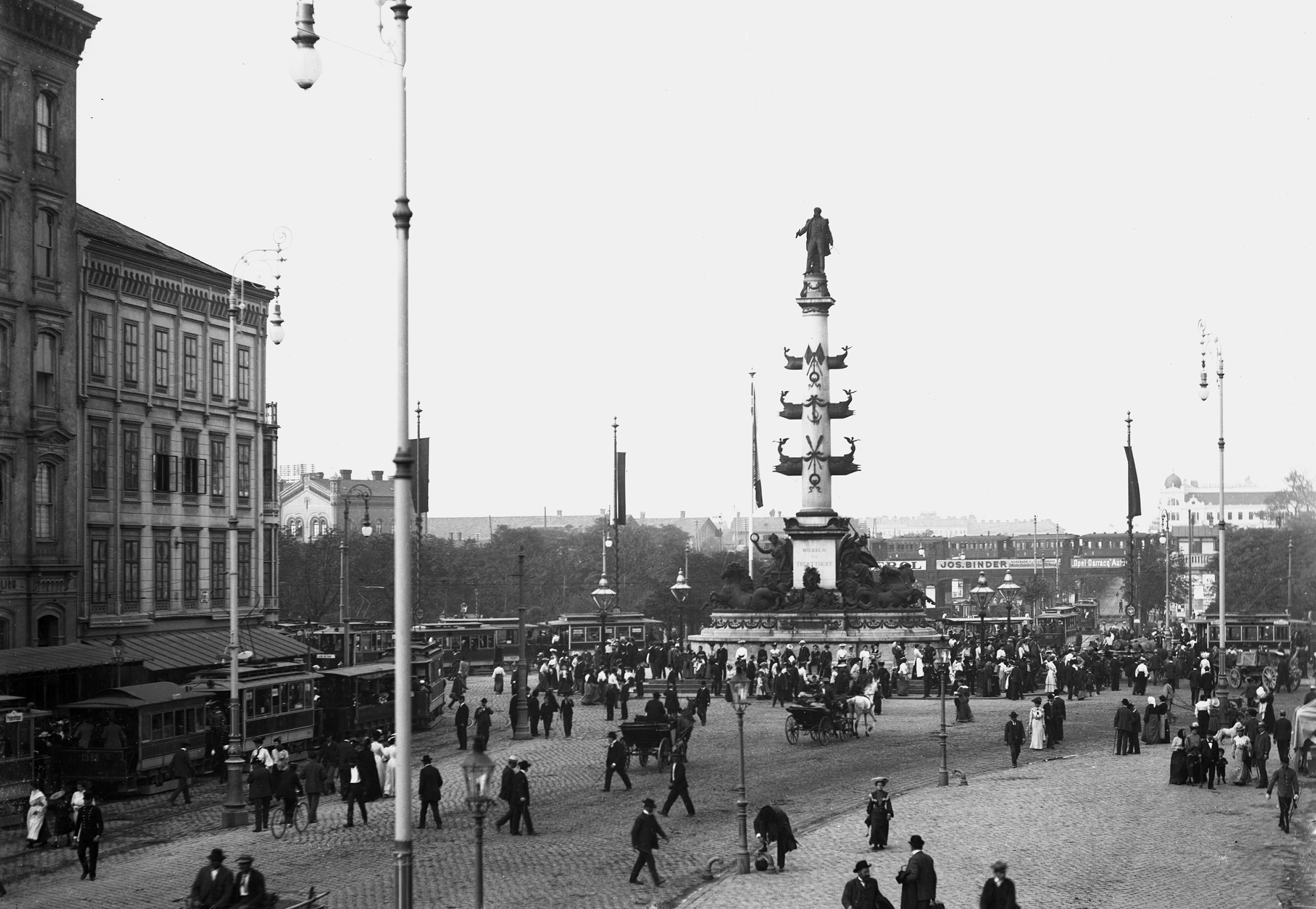 Praterstraße, Praterstern ~1905 - lang