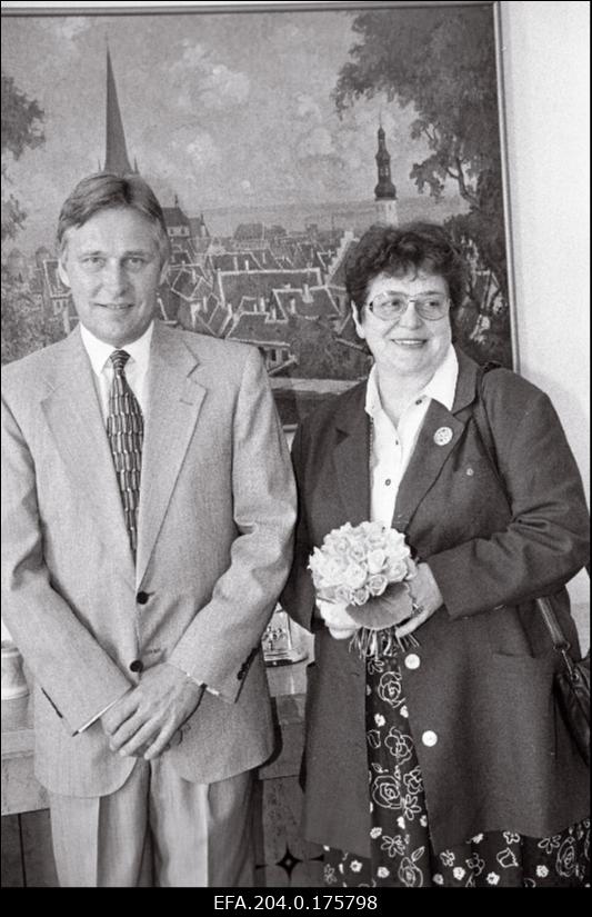 Euroopa Nõukogu Parlamentaarse Assamblee president Leni Fisher Riigikogu esimehe Toomas Savi vastuvõtul.