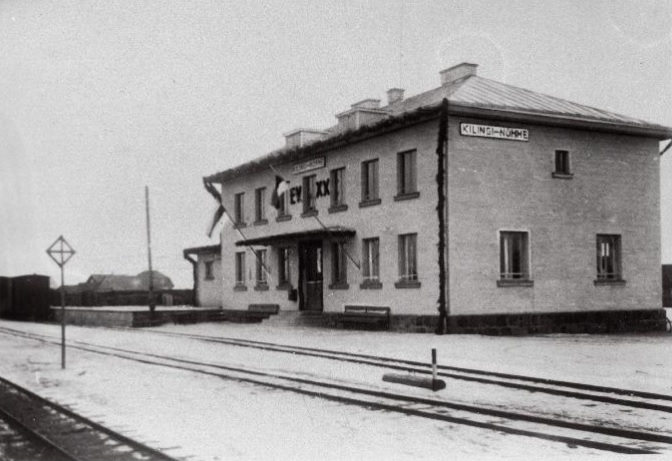 Kilingi-Nõmme raudteejaam aastal 1938
