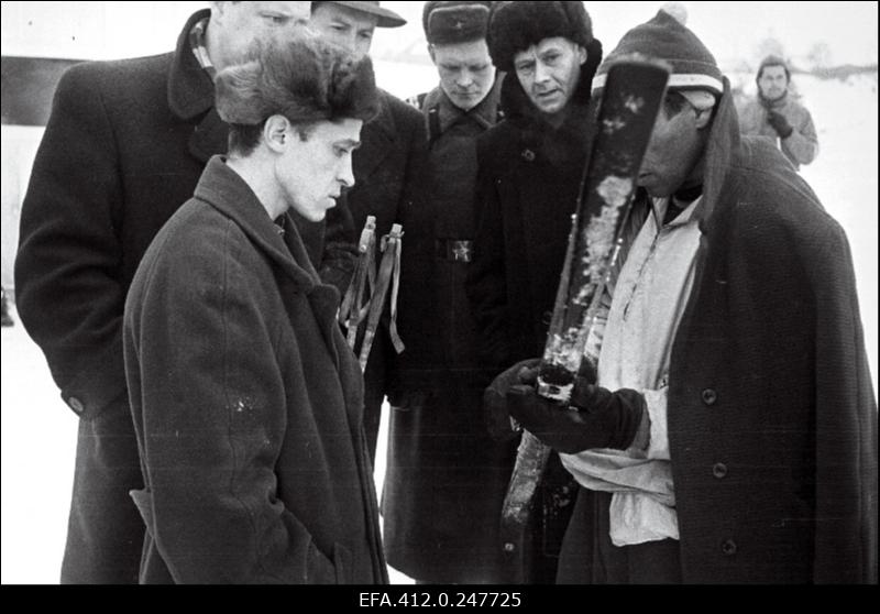 NSV Liidu suusatamise meistrivõistluste ajal Otepääl.