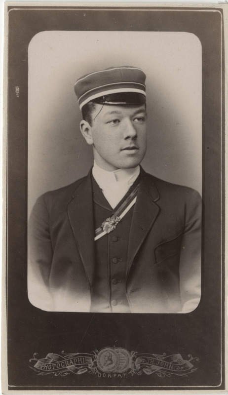 Korporatsiooni "Livonia" liige parun Conrad Vietinghoff, portreefoto
