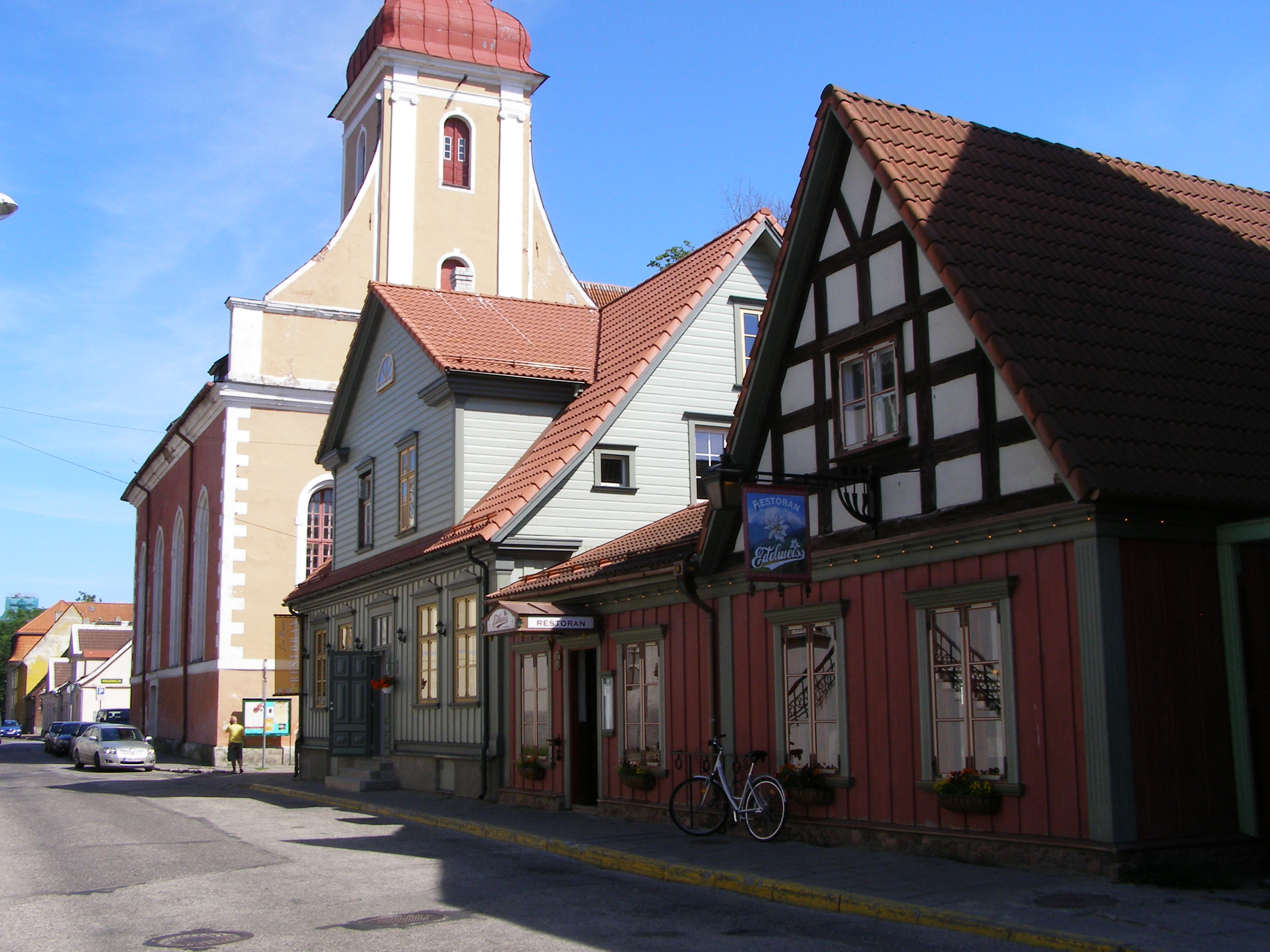 Parnu Old Town Street3 - This is a photo of cultural heritage monument of Estonia number