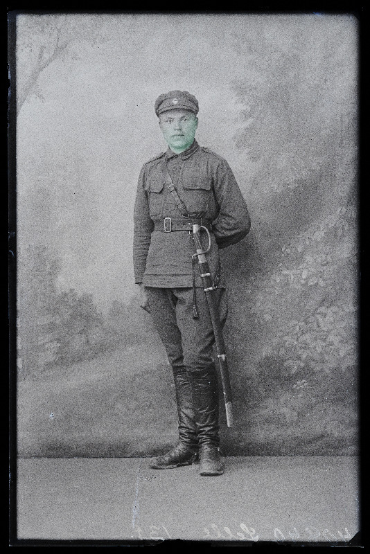 Sõjaväelane Andres Lelle, (Audru vad, Mardi talu).