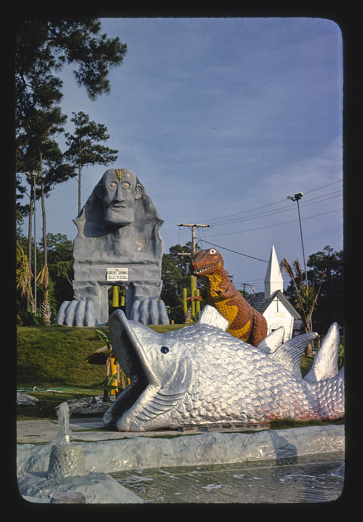 Leviathan with open mouth view 1, Wacky Golf, Myrtle Beach, South Carolina (LOC)