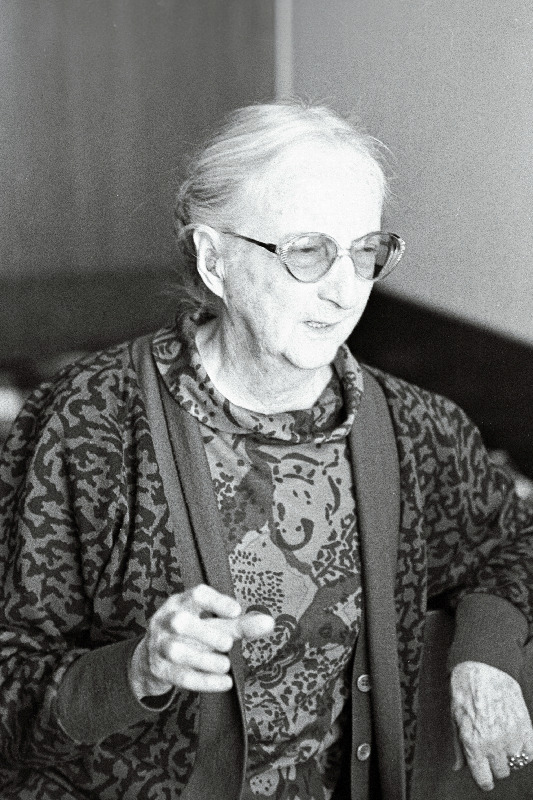 Rootsi koreograaf Birgit Cullberg Tallinnas.
