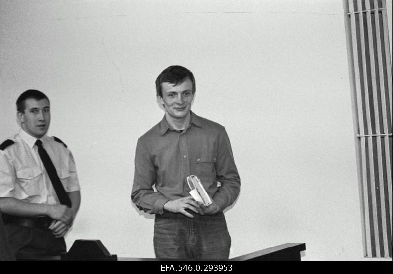 Kohtuistung Läänemaa Vabatahtlike Jäägerkompanii ülema Asso Kommeri üle.