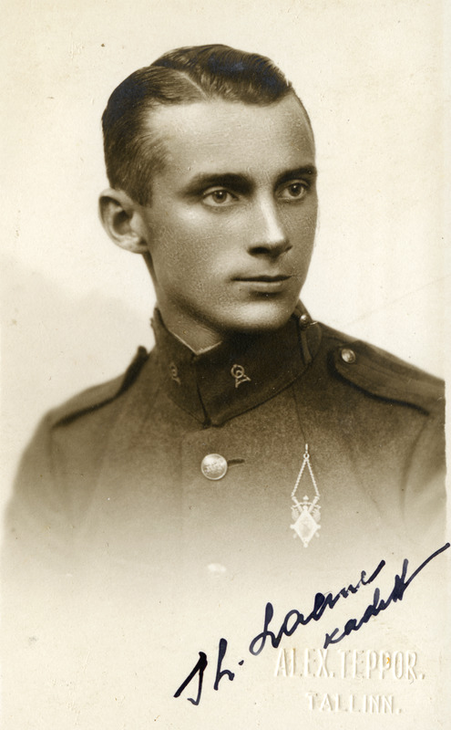 Sõjaväe Ühendatud Õppeasutused. Kadett Theodor Laane.