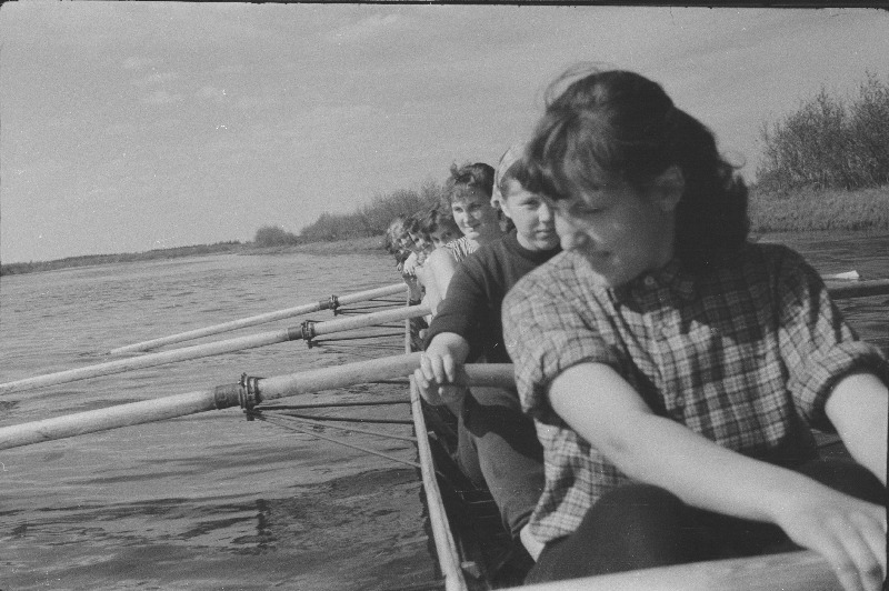 Sõudmine Treening Emajõel.