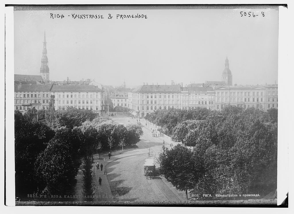 Riga -- Kalkstrasse & Promenade (LOC)