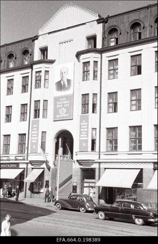 Vaade Pärnu maanteele Tallinna südalinnas.