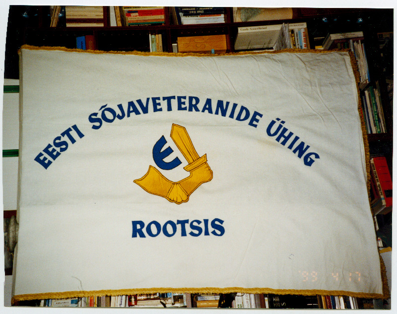 Eesti Sõjaveteranide Sõprusühingu lipp.